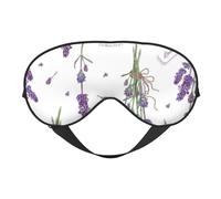 Máscaras para los ojos, máscara para dormir ajustable, cubierta para los ojos, cubierta para sombra para dormir, trabajo por turnos,Lavanda En La Provenza Colorida Vintage
