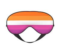 Máscaras para los ojos, máscara para dormir ajustable, cubierta para los ojos, cubierta para sombra para dormir, trabajo por turnos,Bandera del Orgullo Lésbico