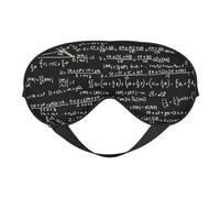 Máscaras para los ojos, máscara para dormir ajustable, cubierta para los ojos, cubierta para sombra para dormir, trabajo por turnos,Fórmula matemática
