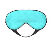 Máscaras para los ojos, máscara para dormir ajustable, cubierta para los ojos, cubierta para sombra para dormir, trabajo por turnos,Azul Verde Azulado Impreso