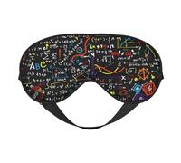Máscaras para los ojos, máscara para dormir ajustable, cubierta para los ojos, cubierta para sombra para dormir, trabajo por turnos,Fórmula matemática