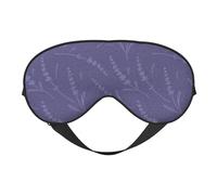 Máscaras para los ojos, máscara para dormir ajustable, cubierta para los ojos, cubierta para sombra para dormir, trabajo por turnos,Patrón de lavanda