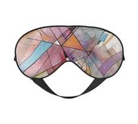 Máscaras para los ojos, máscara para dormir ajustable, cubierta para los ojos, cubierta para sombra para dormir, trabajo por turnos,Cantata En Pastel Arte Abstracto Mayor