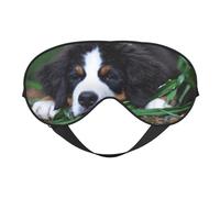 Máscaras para los ojos, máscara para dormir ajustable, cubierta para los ojos, cubierta para sombra para dormir, trabajo por turnos,Precioso perro de montaña de Berna