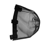 Máscaras para moscas para caballos, cubierta de nariz de caballo, suministros para mascotas, malla de control equino transpirable para protección facial, comodidad, tamaño mediano y grande, escudo de