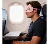 Máscaras Para Ojos,Antifaces Nocturnos Ligeros Con De Gel Frío Desmontable - Antifaz De Dibujos Animados Bonito,Para Casa Viaje Avión Y Relajación