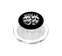 Máscaras Teatro Bipolar Comedia tragedia Arte Oscuro Drama PopSockets PopGrip para MagSafe