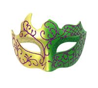 Mascaras Venecianas,Carnaval para Adultos: Fiesta Festiva con Intrincados Recortes E Impresionantes para Halloween Y Eventos TemáTicos. (Green, One Size)