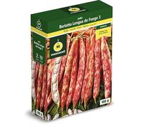 Mascarell Semillas, JUDÍA BORLOTTO - ENRAME, Semillas Leguminosas, Fácil de Cultivar en Casa, 100 G.