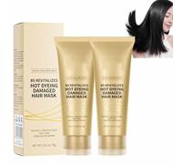 Mascarilla 8s Revitalizante para Cabello Dañado por Tinte en Caliente, Mascarilla Hidratante Reparadora, Tratamiento Profesional de Keratina, Suaviza el Frizz al Instante