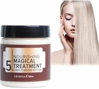 Mascarilla Alisadora con Reparación Profunda, Mascarilla Capilar Nutritiva con Tratamiento Mágico 5 Segundos, Crema Reparadora Capilar 5 Segundos para Cabello Seco y Dañado