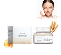 Mascarilla Arroz Y Miel, Mascarilla Hidratante De Barro De Arroz Mascarilla Facial Arcilla Para El Cuidado De La Piel Mascarilla Reafirmante Arcilla Hidratante, Nutrir La Piel Del Rostro