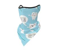 Mascarilla Azul Cortavientos con Estampado de Dentista e higienista Dental, Polaina para el Cuello, para Motociclista, para Invierno