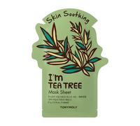 Mascarilla calmante para la piel con rbol de t TONYMOLY I'm Real, paquete de 1