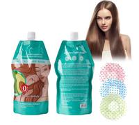 Mascarilla Capilar 350g + 3 Gorros de Ducha, Acondicionador de Reparación, Reconstrucción Intensa y Suavidad, Hidratación, Cuidado Intenso y Suavidad, Reparadores para Cabello Sedoso (Avocado)