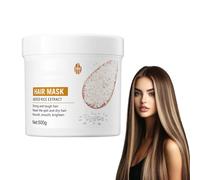 Mascarilla Capilar, 500g Mascarilla capilar de arroz, Repara el Cabello Dañado, Antisequedad, Puntas Abiertas, Enredos y Caída del Cabello, hair