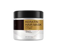 Mascarilla Capilar con Esencia de Keratina y Maca, 100 g. Mascarilla Capilar Nutritiva y Reparadora. Repara intensamente el cabello seco y dañado. Rica en colágeno, restaura la fuerza