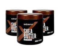 Mascarilla Capilar con Manteca de Karité Shea Butter 1000 ml - Hidratación Profunda y Desenredo para Cabello Rizado o Tratado (3 Unidades)