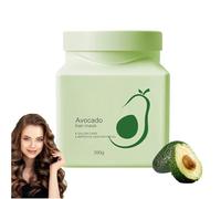 Mascarilla Capilar de Aguacate Cuidado Intensivo con Aceite de Aguacate, Repara Cabello Seco y Dañado, Hidrata Nutre y Previene Puntas Abiertas para Mujeres y Hombres Sin Siliconas (1Piezas)
