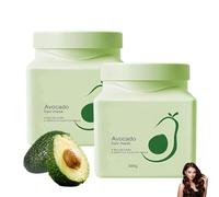 Mascarilla Capilar de Aguacate para Tratamiento Profundo, Mascarilla Capilar Engrosadora de Tratamiento Profundo - Hidratante, Aguacate y Aceite de Coco