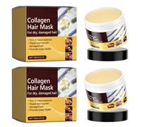 Mascarilla Capilar de Colágeno, especialmente diseñada para cabello seco y dañado. Enriquecida con extracto de maca para reparar, nutrir y promover la salud del cuero cabelludo. 100 g (3,53 oz).