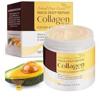 Mascarilla Capilar De ColáGeno, Mascarilla Capilar Acondicionadora De ReparacióN Profunda, Que Deja El Cabello Hidratado, Manejable, Suave Y Brillante, Adecuada Para Todo Tipo De Cabello