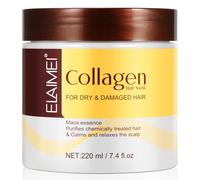 Mascarilla Capilar Maca Colágeno para una Reparación Profunda, Hidratación Intensa, Smooths and Nourishes, Cabello Seco y Dañado, Elimina el Encrespamiento, Todo tipo de Cabello, 220 ml