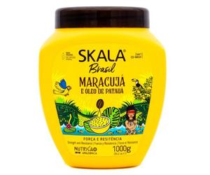 Mascarilla Capilar, Maracujá e Óleo de Patauá, Skala Brasil, Fuerza y Resistencia, Co-Wash, Vegano, Crema de Peinar