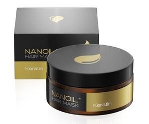 Mascarilla capilar Nanoil 300ml - hidratante y nutritiva, mascarilla tratamiento reconstructor para pelo seco y dañado, regeneración y reconstrucción, cuidado intensivo (Keratin)