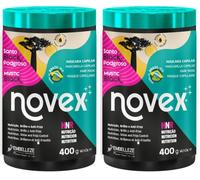 Mascarilla Capilar Novex Santo Black Poderoso 400g (Paquete de 2)