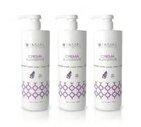 Mascarilla Capilar Profesional 1L - Tratamiento Nutritivo, Hidratante y Reparador para Cabello Seco o Dañado, Suavidad y Brillo Intenso (1L - Paquete de 3, Lavanda)