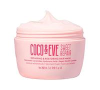 Mascarilla capilar reparadora y restauradora Coco & Eve Sweet Repair. Mezcla de ceramidas biomiméticas, ácido hialurónico y queratina vegana. Repara el cabello dañado.