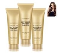Mascarilla capilar revitalizante de 8 segundos, crema capilar con keratina, reparadora para permanentes y tintes, cuidado suave, apta para todo tipo de cabello.