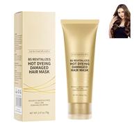Mascarilla capilar revitalizante de 8 segundos, crema capilar con keratina, reparadora para permanentes y tintes, cuidado suave, apta para todo tipo de cabello.