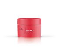 Mascarilla capilar Wella Professionals Invigo Brilliance para cabello te ido fino/normal, tratamiento acondicionador, color vibrante, 147 g