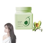 Mascarilla capilar y acondicionador profundo de aguacate para un cuidado intensivo - Tratamiento hidratante y reparador profundo para cabello seco, dañado y rizado (1Pcs)