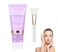 Mascarilla Colageno, Mascarilla Colageno Facial Coreana, Collagen Mask, con Cepillo para Mascarilla Facial, Suplemento Colágeno, Nutrición Profunda, Calmante y Reparador