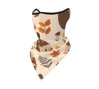 Mascarilla Cortavientos con diseño de Erizo y Hongo, Polaina para el Cuello, para Motociclistas de Invierno