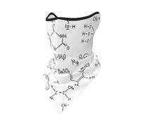 Mascarilla Cortavientos con fórmula química Dibujada a Mano, Polaina para el Cuello, para Motociclista de Invierno