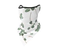 Mascarilla Cortavientos de eucalipto con diseño de dólar de Plata Verde, Polaina para el Cuello, para Motociclistas de Invierno