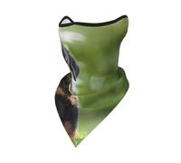 Mascarilla Cortavientos para Perro Pastor francés Beauceron, Color Negro, Ideal para el Invierno y para Motociclistas.