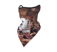 Mascarilla Cortavientos para Perros Westie Bokeh West Highland White Terrier, Polaina para el Cuello, para Motociclistas de Invierno