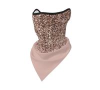 Mascarilla Cortavientos, Polaina para el Cuello, para Motocicleta, de Invierno, Color Topo, Rosa, Bronce, Dorado, con Purpurina