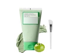 Mascarilla de Arcilla de Tomate Verde, Limpiador de Poros, Mascarilla de Arcilla de Tomate Verde, Profundiza los Poros, Elimina la Suciedad, Para Todo Tipo de Piel