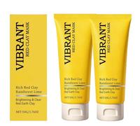 Mascarilla de Arcilla Roja Australiana, una mascarilla de barro desintoxicante y limpiadora profunda, deja la piel suave, radiante y translúcida. Su fórmula no reseca y es fácil de enjuagar.