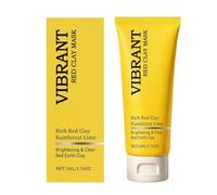 Mascarilla de Arcilla Roja Australiana, una mascarilla de barro desintoxicante y limpiadora profunda, deja la piel suave, radiante y translúcida. Su fórmula no reseca y es fácil de enjuagar.