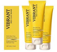 Mascarilla de Arcilla Roja Australiana, una mascarilla de barro desintoxicante y limpiadora profunda, deja la piel suave, radiante y translúcida. Su fórmula no reseca y es fácil de enjuagar.