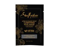 Mascarilla de barro SheaMoisture para piel grasa con imperfecciones. Jab n negro africano para aclarar la piel. 0.5 oz.