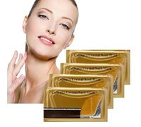 Mascarilla de biocolágeno para lifting de cuello, rellenadora, antiarrugas de silicona, reutilizable, reafirmante y con efecto lifting, para una piel más suave y luminosa.,4PCS