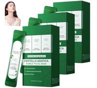 Mascarilla de Burbujas Natural de Centella Asiática, Mascarilla de Limpieza Profunda, Cuidado Hidratante, Limpieza Profunda para Todo Tipo de Piel